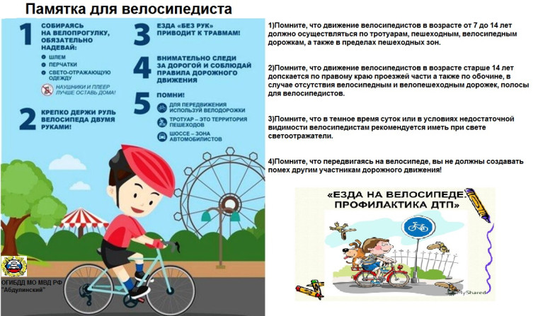 ПДД для детей на велосипедах, самокатах и скейтбордах.